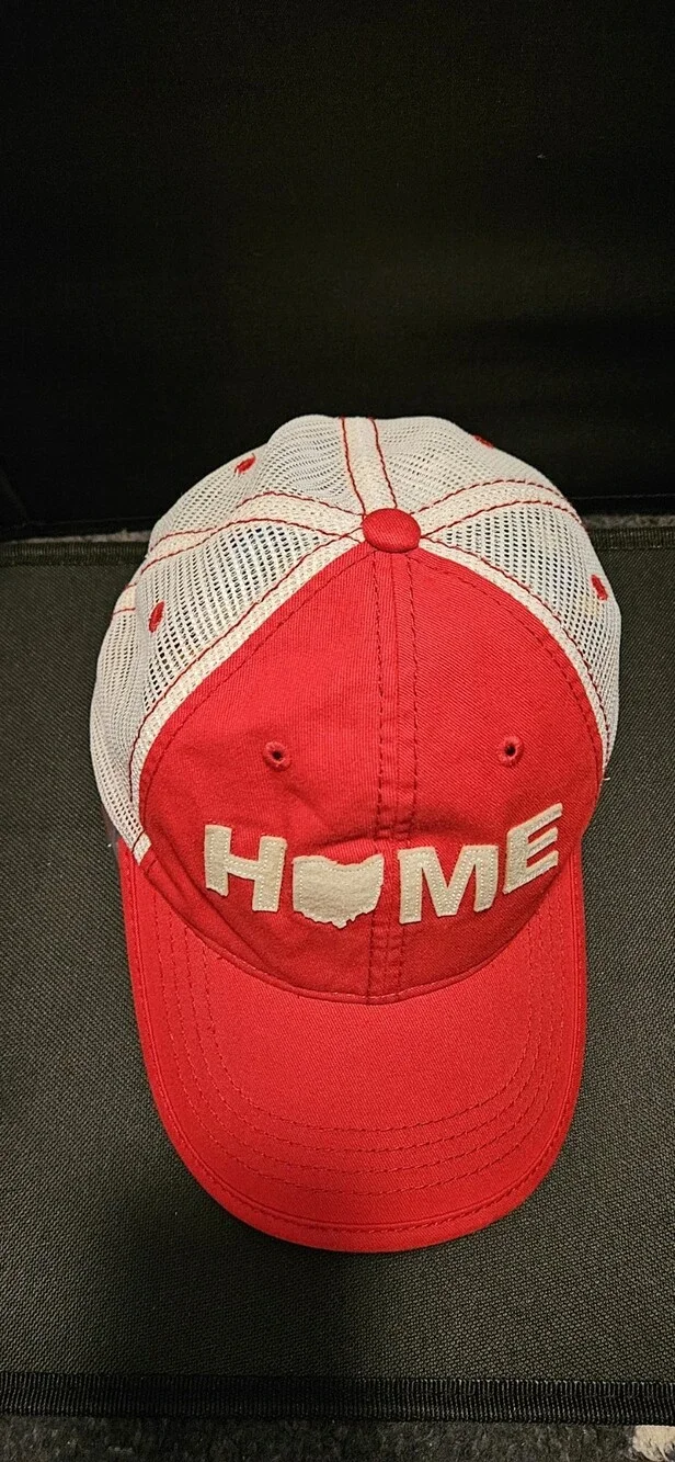 Zephyr Ohio HOME Trucker Hat Red White Mesh Back Adjustable Baseball Cap OSFM